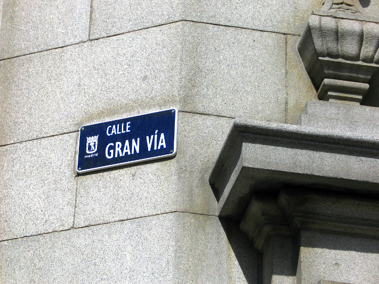 Madrid. Gran vía.
