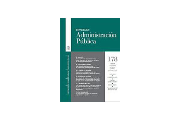Portada de la Revista de Administración Pública
